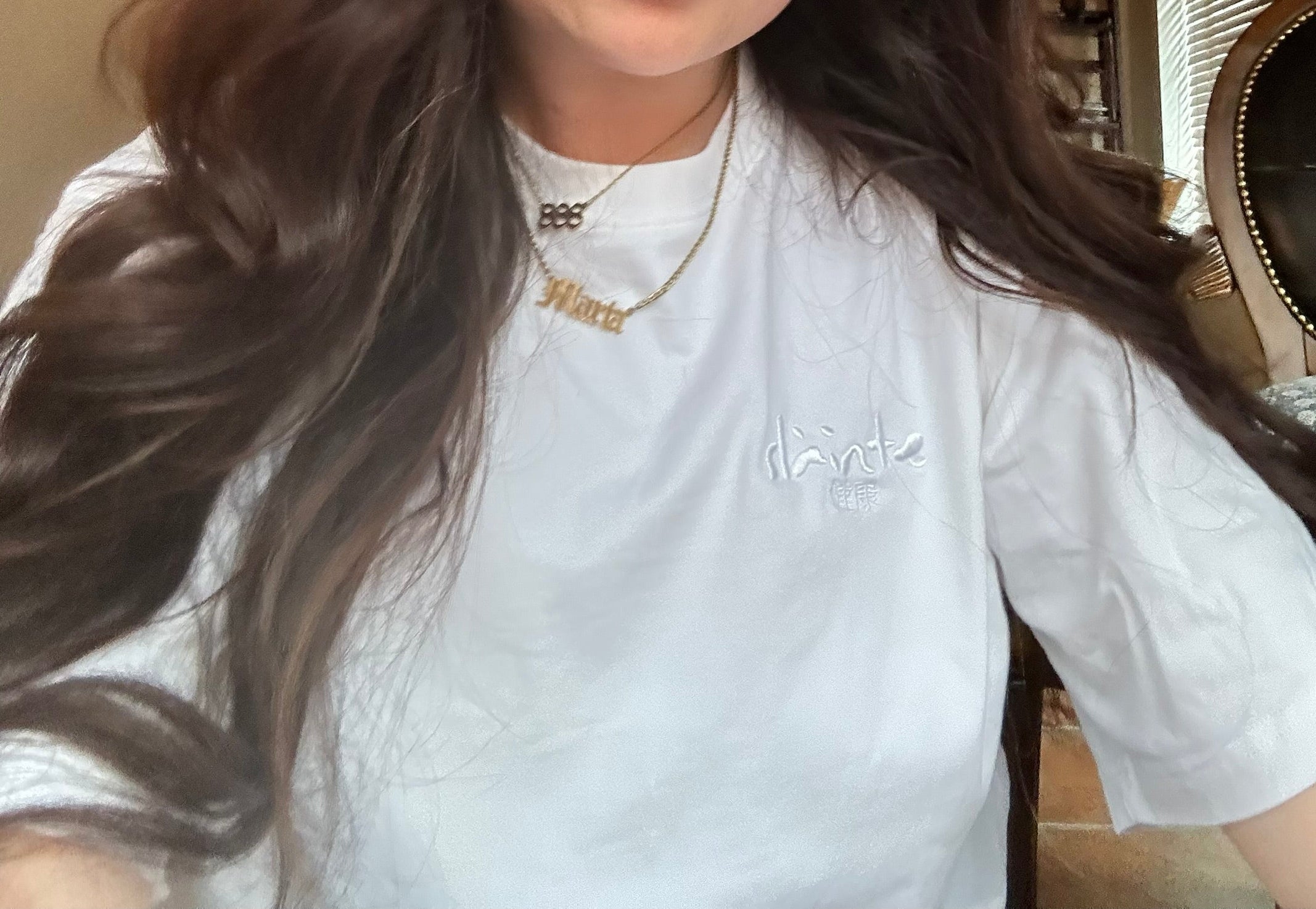 PRE-ORDER - White - Iconic Subtle Embroidered 280gsm T-shirt