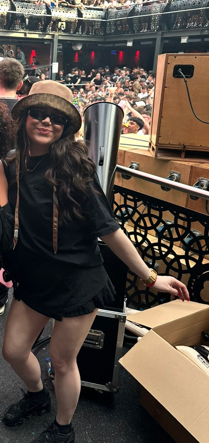 PRE-ORDER - Black- Iconic Subtle Embroidered 280gsm T-shirt